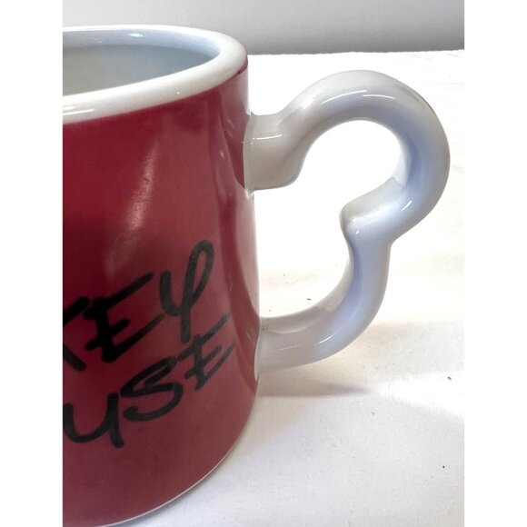 Red Disney Mickey Mouse 3D Ceramic Mug By Monogram - Microwaveable & Dishwasher - Picture 3 of 6